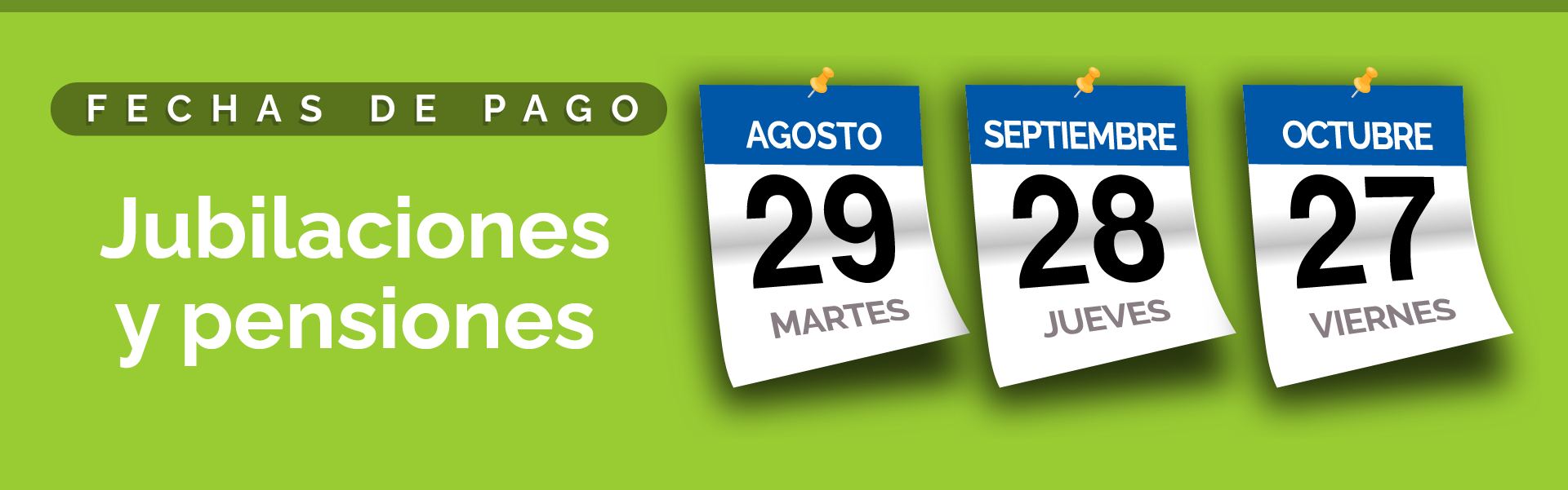 Fechas de pago